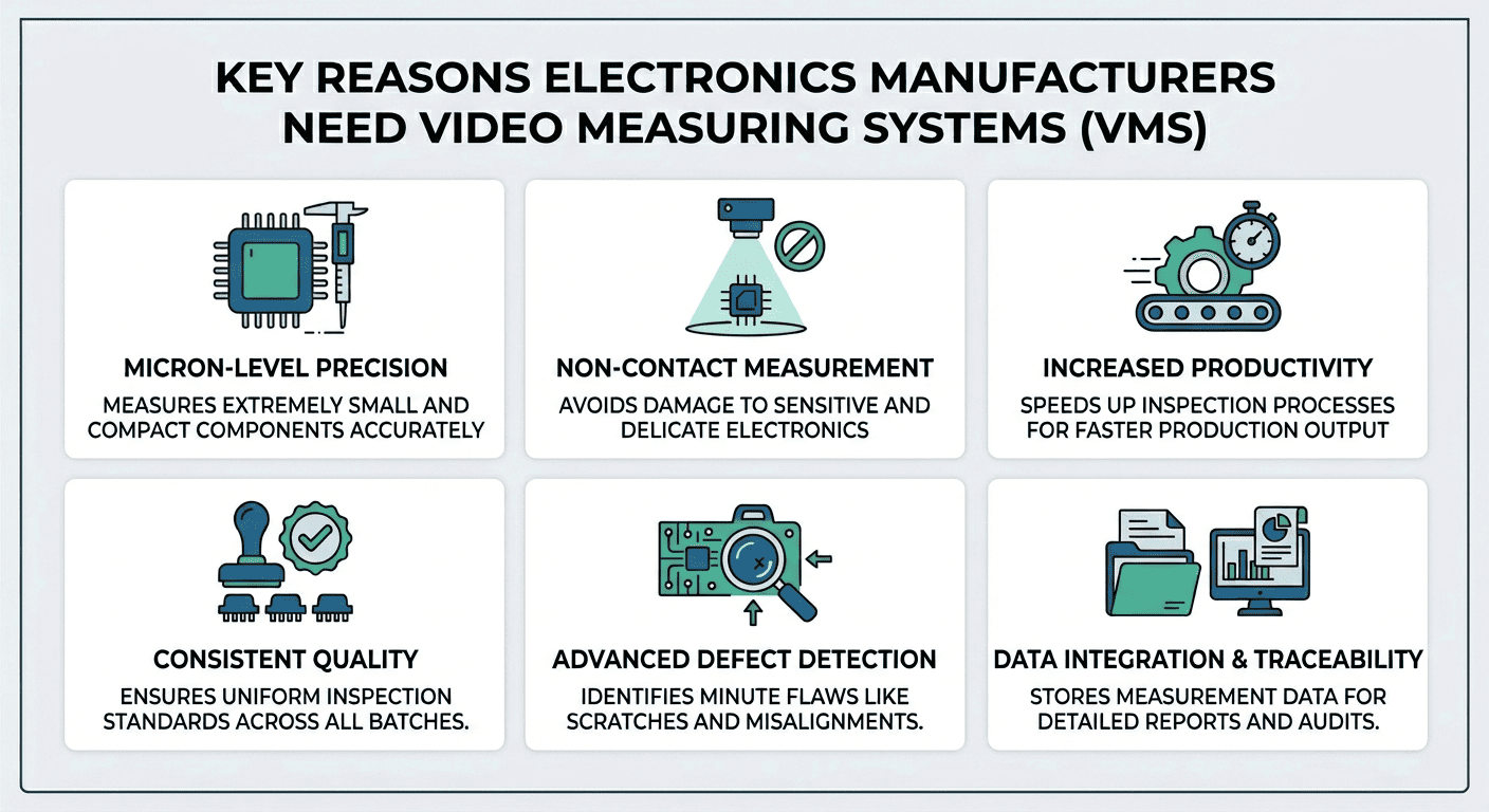 Why Electronics Manufacturers Need Video Measuring Systems